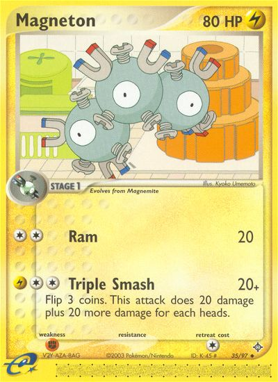 Magneton (35/97) [EX: Dragon] | Good Games North