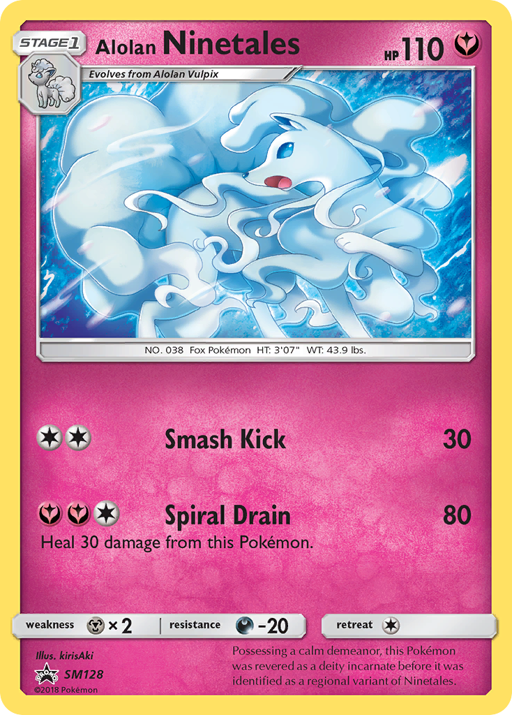 Alolan Ninetales (SM128) [Sun & Moon: Black Star Promos] | Good Games North