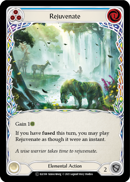 Rejuvenate (Blue) [U-ELE108] Unlimited Normal | Good Games North