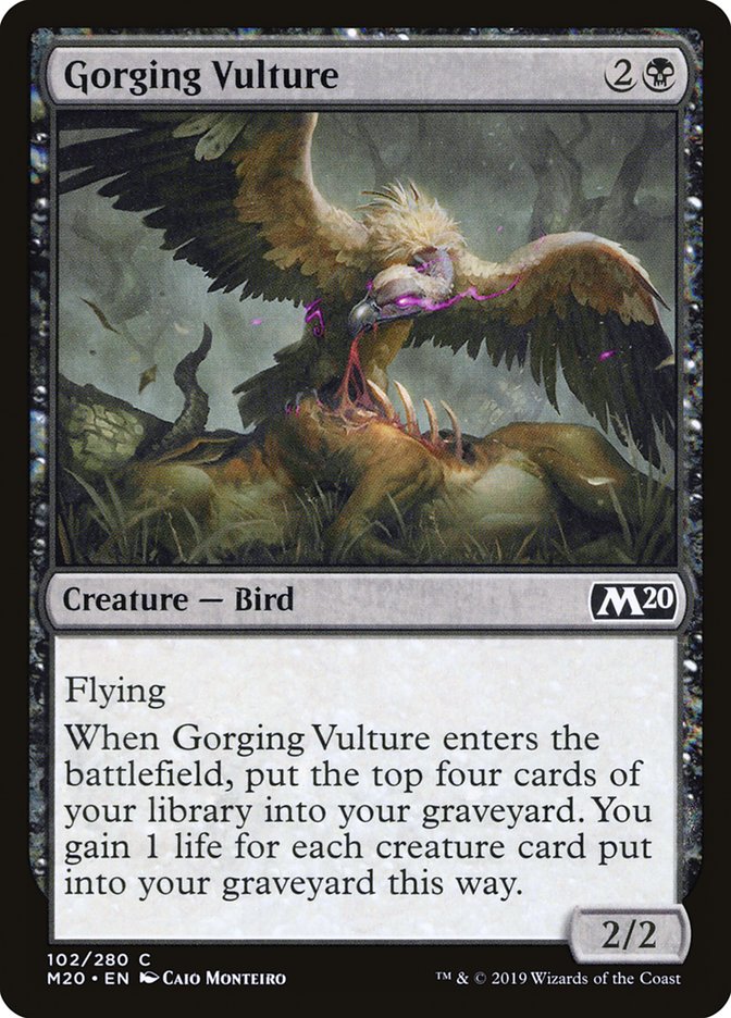 Gorging Vulture [Core Set 2020] | Good Games North