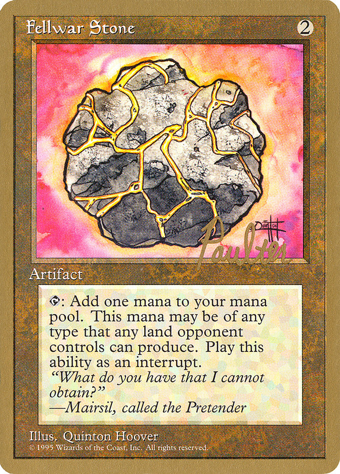 Fellwar Stone (Preston Poulter) [Pro Tour Collector Set] | Good Games North