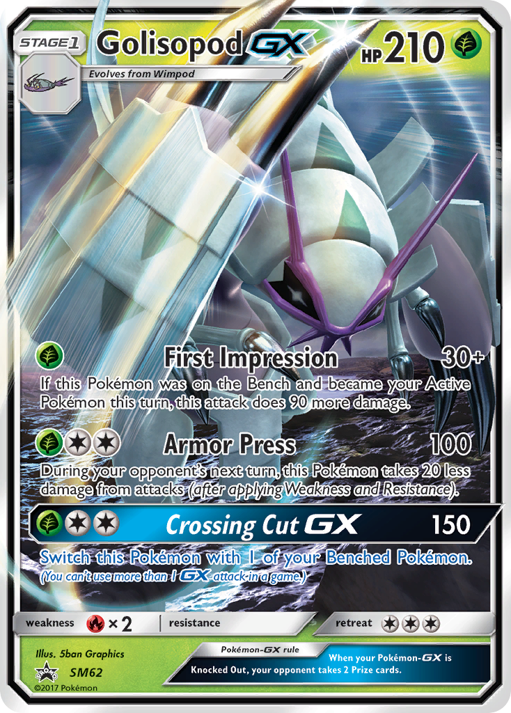 Golisopod GX (SM62) [Sun & Moon: Black Star Promos] | Good Games North