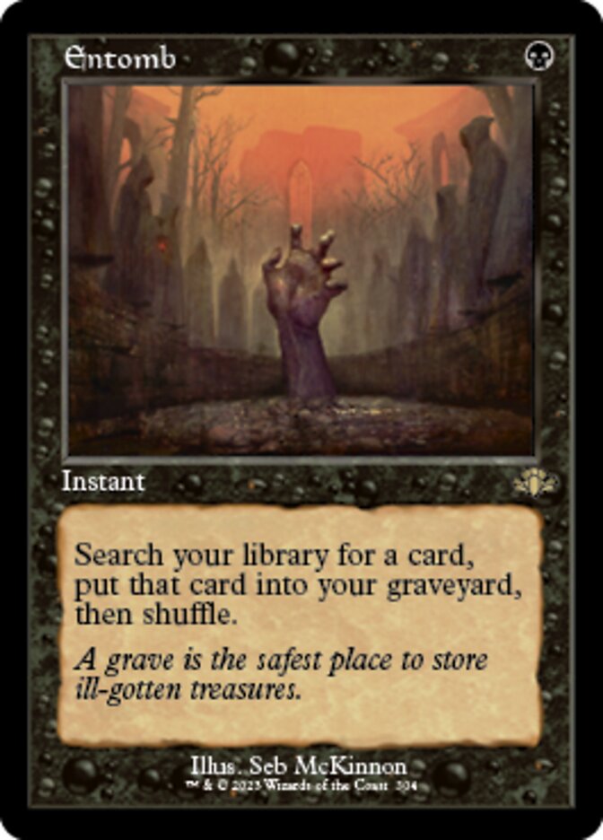 Entomb (Retro) [Dominaria Remastered] | Good Games North