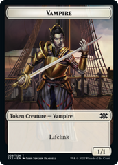 Zombie // Vampire Double-sided Token [Double Masters 2022 Tokens] | Good Games North