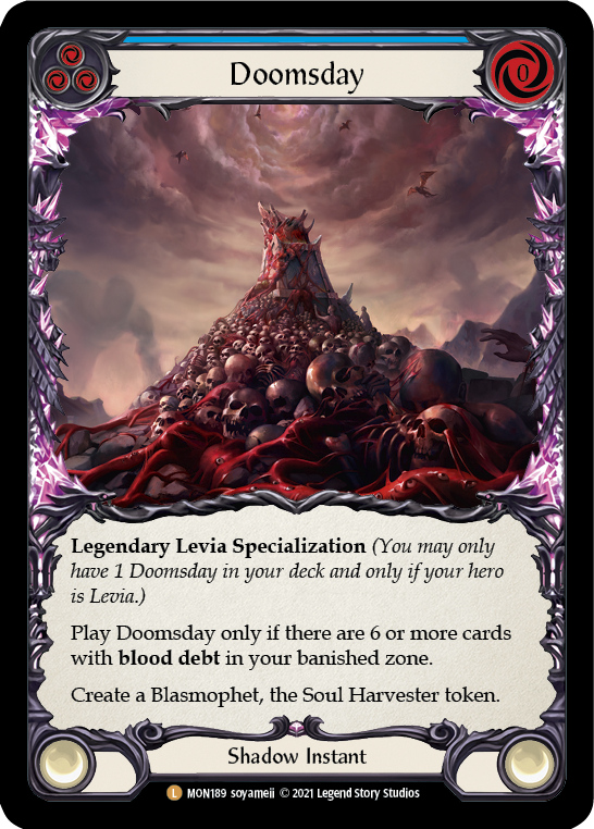 Doomsday [MON189-CF] 1st Edition Cold Foil | Good Games North