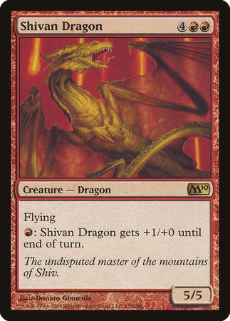 Shivan Dragon [Magic 2010] | Good Games North