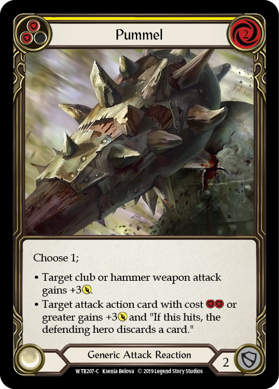 Pummel (Yellow) [WTR207-C] Alpha Print Rainbow Foil | Good Games North