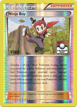 Ninja Boy (103/114) (League Promo Staff) [XY: Steam Siege] | Good Games North