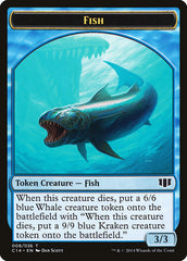Fish // Zombie (011/036) Double-sided Token [Commander 2014 Tokens] | Good Games North