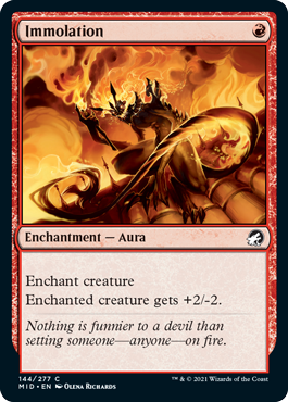 Immolation [Innistrad: Midnight Hunt] | Good Games North