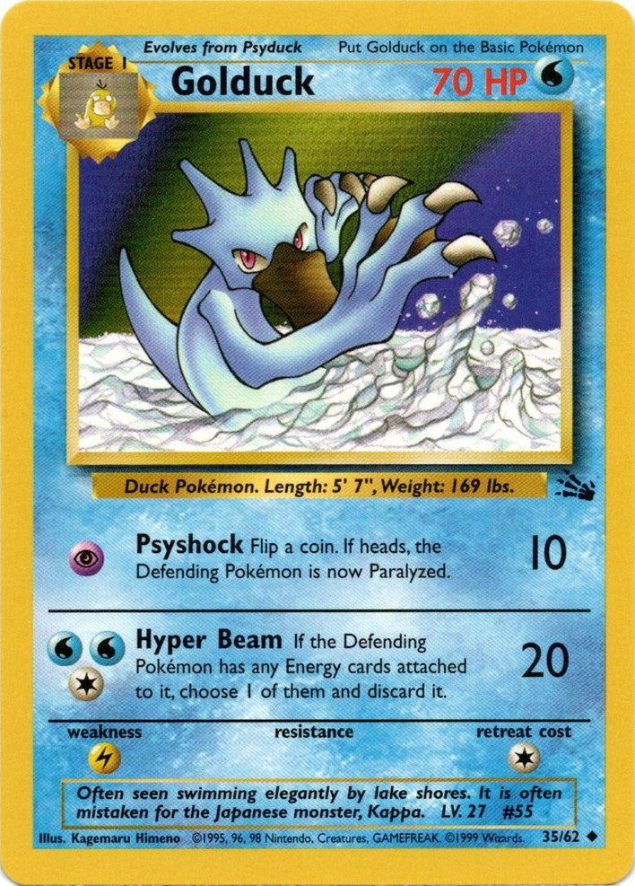 Golduck (35/62) [Fossil Unlimited] | Good Games North