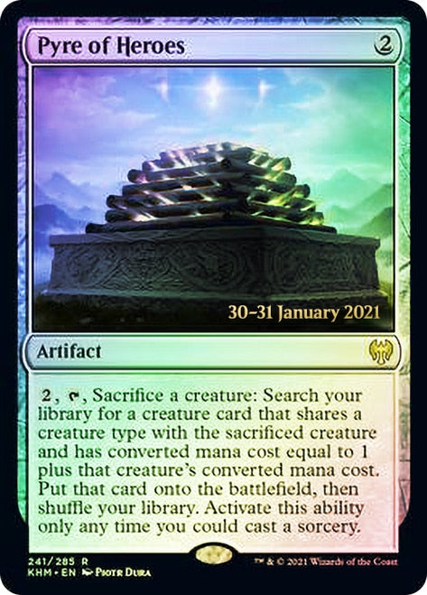 Pyre of Heroes  [Kaldheim Prerelease Promos] | Good Games North