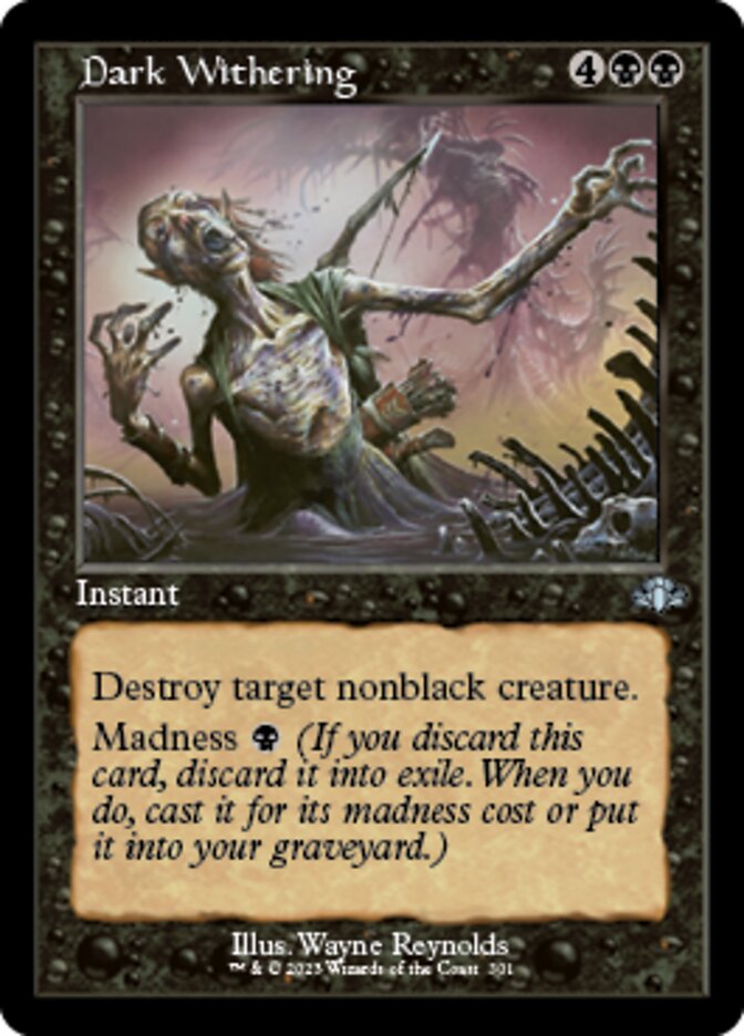 Dark Withering (Retro) [Dominaria Remastered] | Good Games North