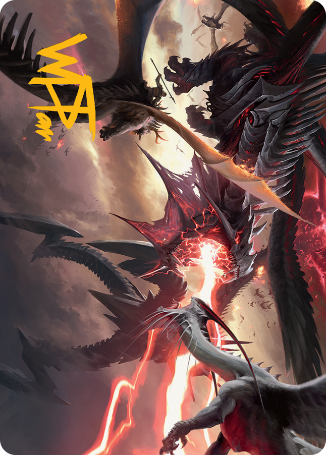 Invasion of Tarkir Art Card (Gold-Stamped Signature) [March of the Machine Art Series] | Good Games North