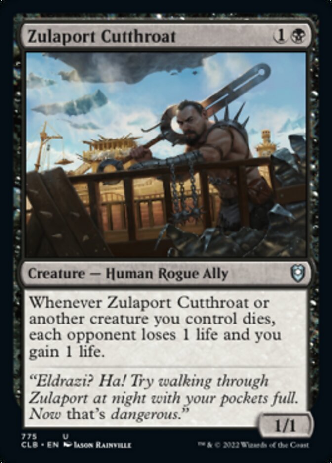 Zulaport Cutthroat [Commander Legends: Battle for Baldur's Gate] | Good Games North