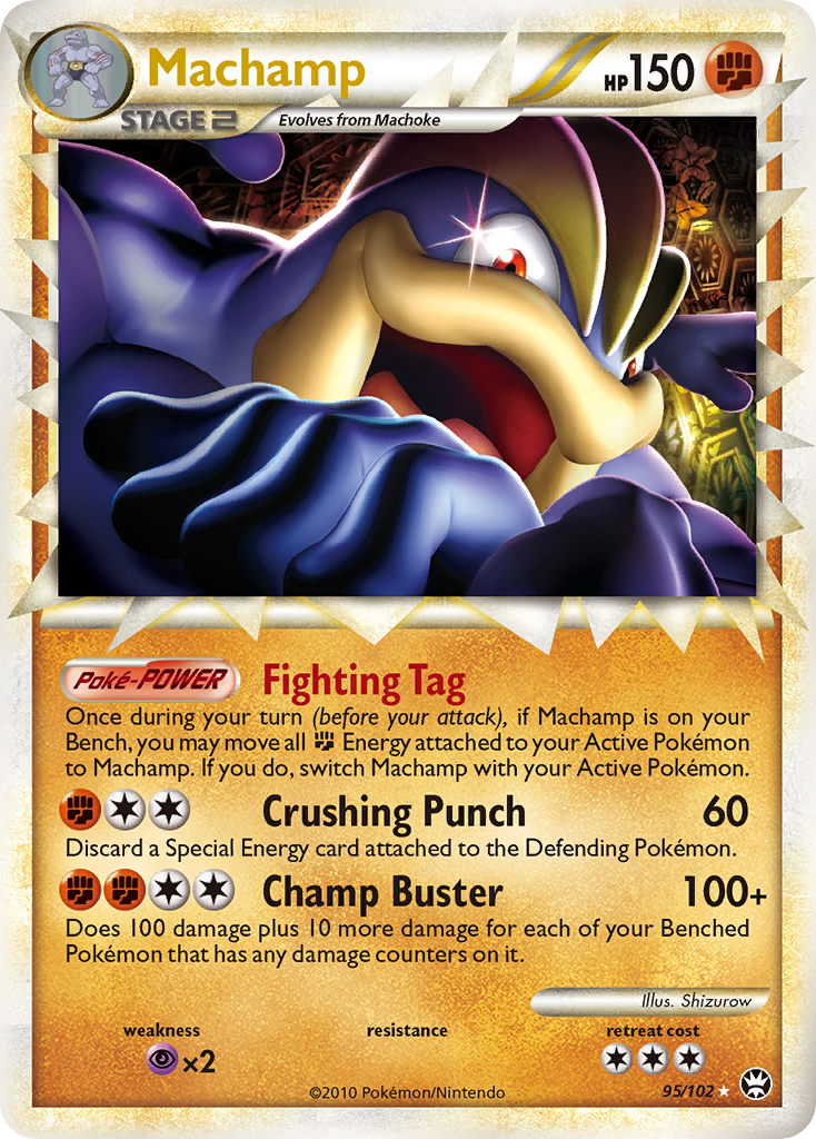 Machamp (95/102) [HeartGold & SoulSilver: Triumphant] | Good Games North