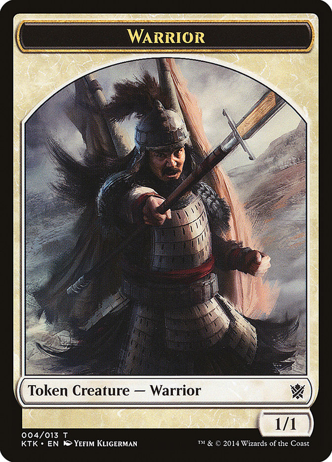 Warrior (004/013) [Khans of Tarkir Tokens] | Good Games North