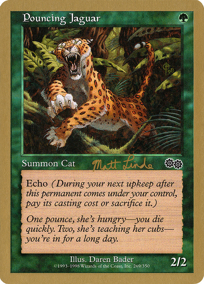 Pouncing Jaguar (Matt Linde) [World Championship Decks 1999] | Good Games North