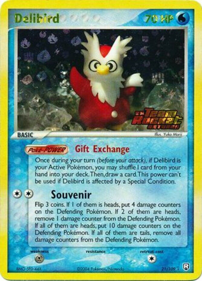 Delibird (21/109) (Stamped) [EX: Team Rocket Returns] | Good Games North