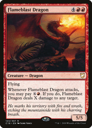 Flameblast Dragon [Commander 2018] | Good Games North