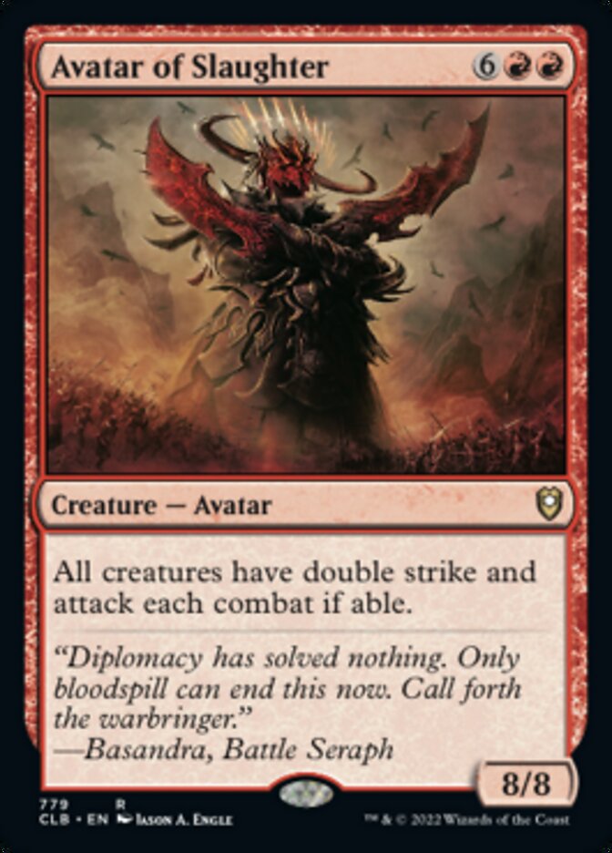 Avatar of Slaughter [Commander Legends: Battle for Baldur's Gate] | Good Games North