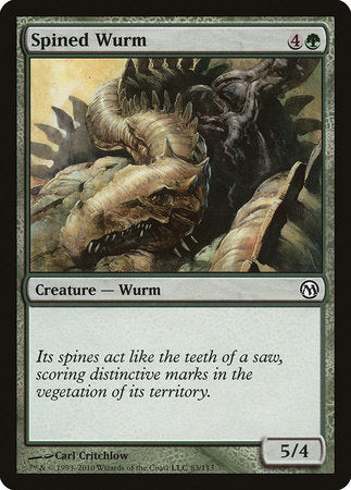 Spined Wurm [Duels of the Planeswalkers] | Good Games North