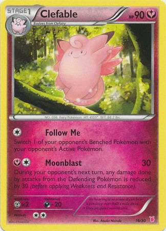 Clefable (16/30) [XY: Trainer Kit 1 - Wigglytuff] | Good Games North
