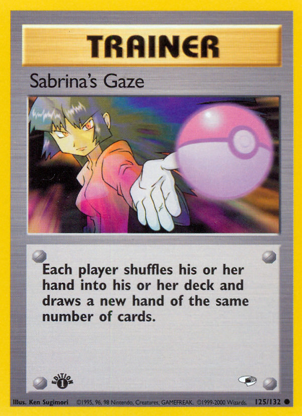 Sabrina's Gaze (125/132) [Gym Heroes 1st Edition] | Good Games North