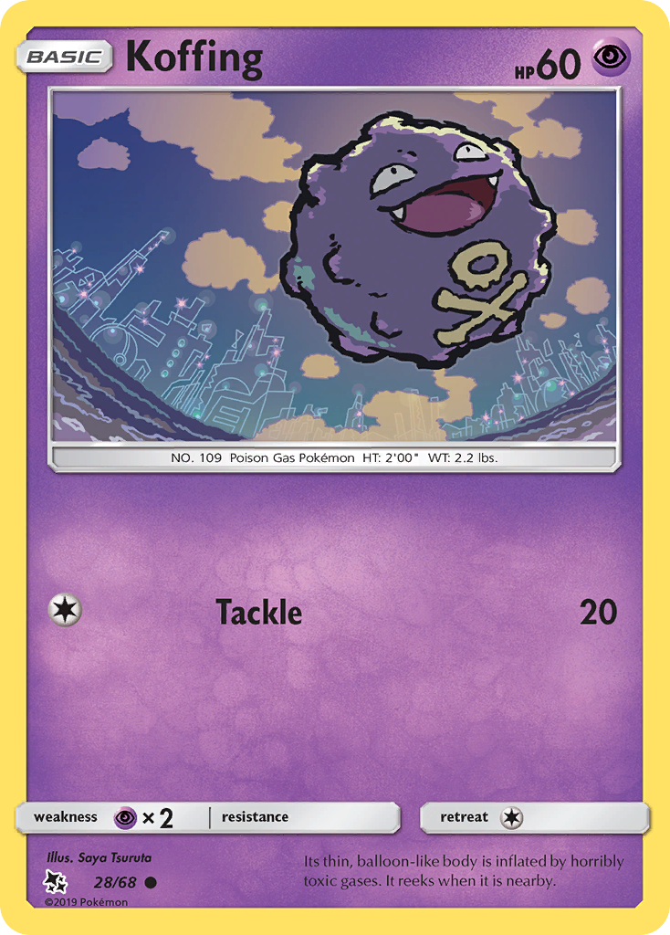 Koffing (28/68) [Sun & Moon: Hidden Fates] | Good Games North