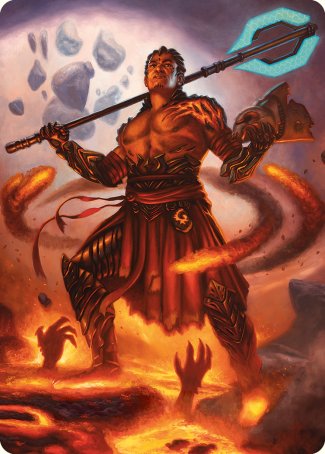 Koth, Fire of Resistance Art Card [Phyrexia: All Will Be One Art Series] | Good Games North