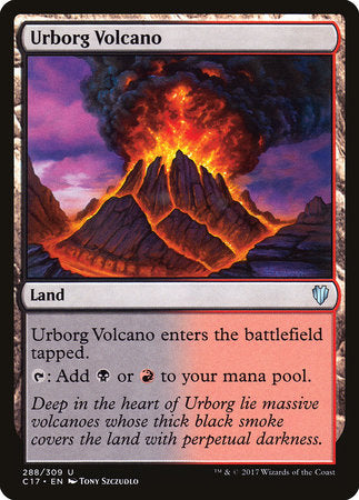 Urborg Volcano [Commander 2017] | Good Games North