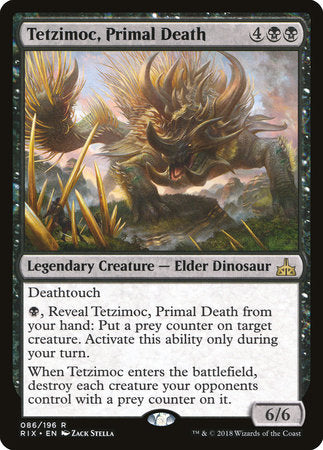 Tetzimoc, Primal Death [Rivals of Ixalan] | Good Games North