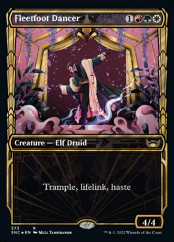 Fleetfoot Dancer (Showcase Golden Age Gilded Foil) [Streets of New Capenna] | Good Games North