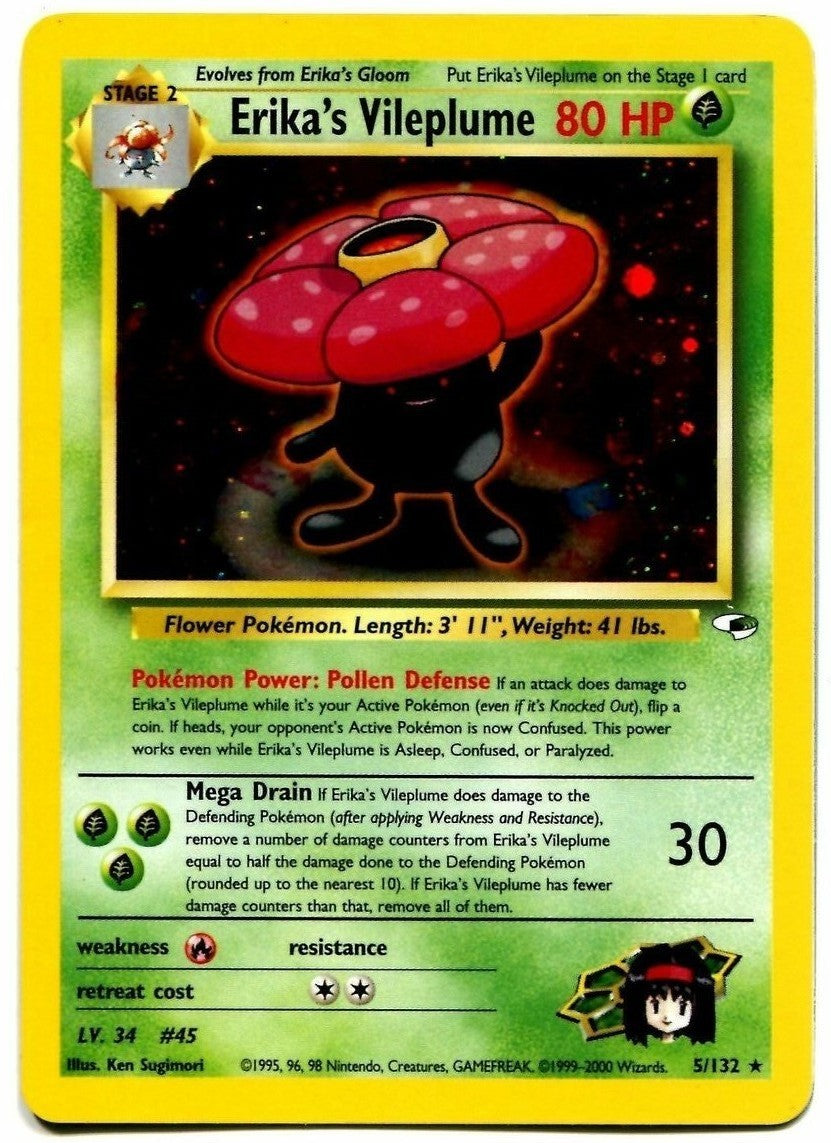 Erika's Vileplume (5/132) [Gym Heroes Unlimited] | Good Games North