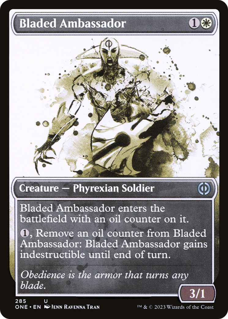 Bladed Ambassador (Showcase Ichor) [Phyrexia: All Will Be One] | Good Games North