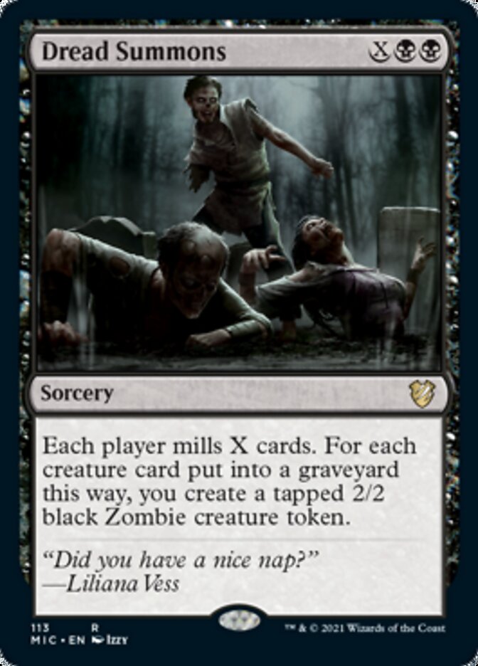 Dread Summons [Innistrad: Midnight Hunt Commander] | Good Games North