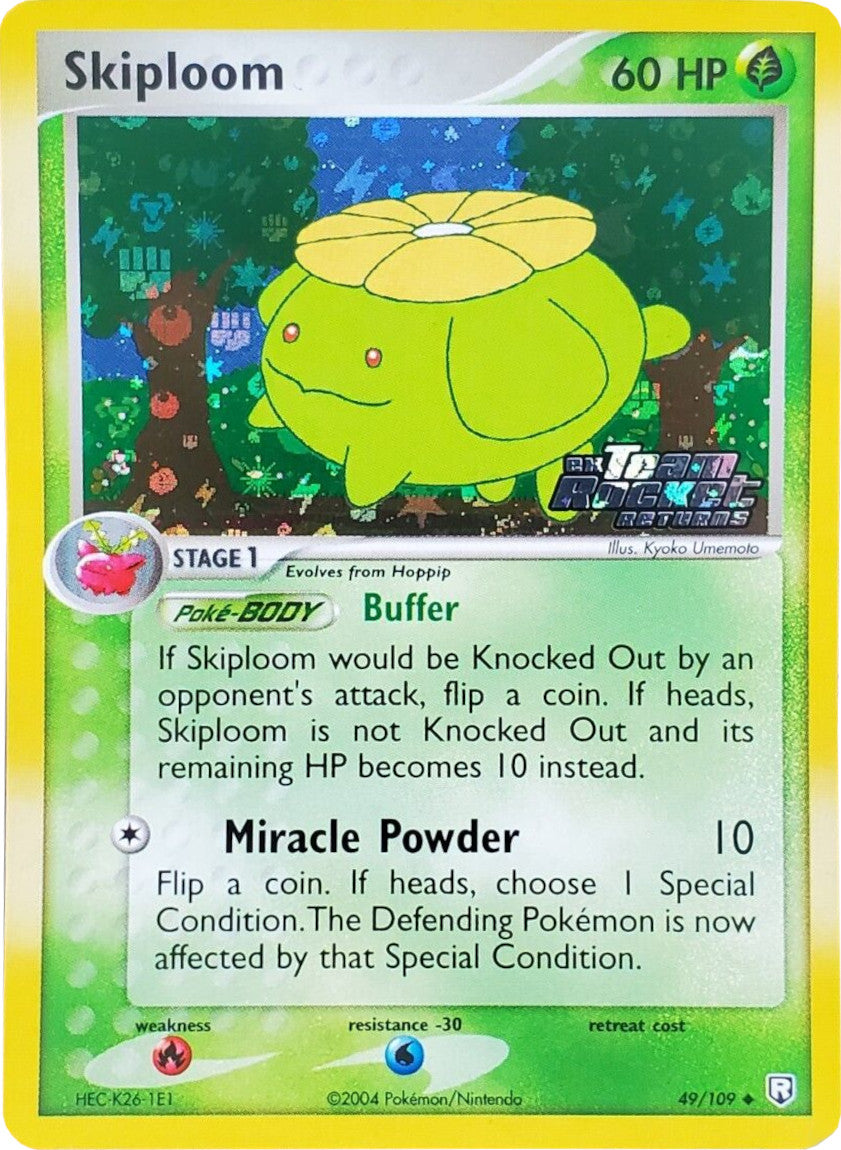Skiploom (49/109) (Stamped) [EX: Team Rocket Returns] | Good Games North