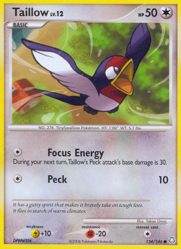 Taillow (124/146) [Diamond & Pearl: Legends Awakened] | Good Games North