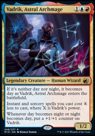Vadrik, Astral Archmage (Promo Pack) [Innistrad: Midnight Hunt Promos] | Good Games North