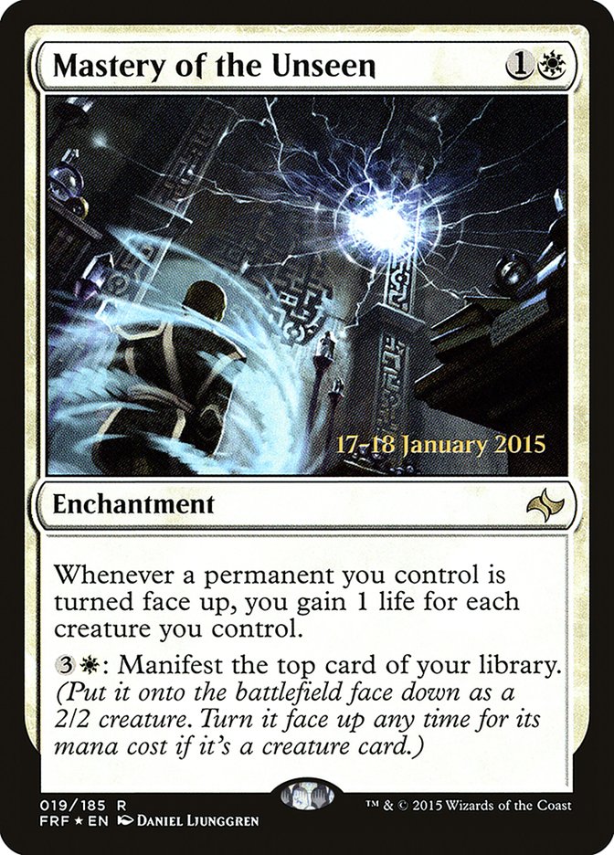 Mastery of the Unseen  [Fate Reforged Prerelease Promos] | Good Games North