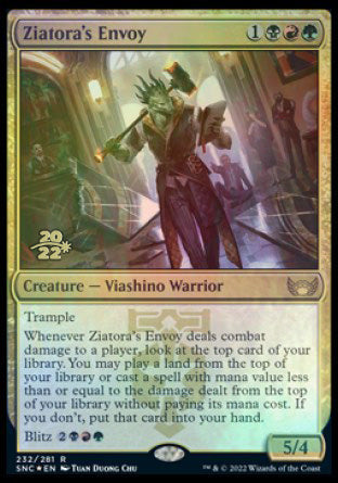Ziatora's Envoy [Streets of New Capenna Prerelease Promos] | Good Games North
