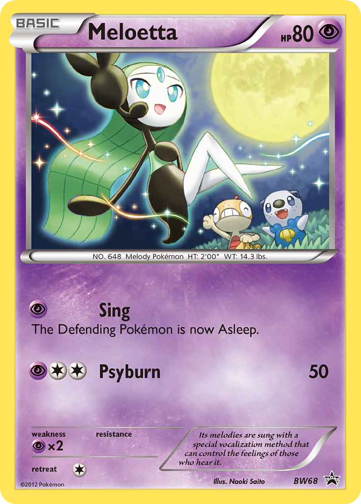 Meloetta (BW68) [Black & White: Black Star Promos] | Good Games North