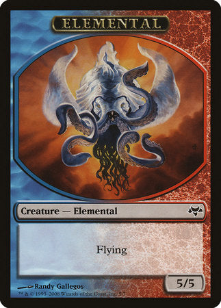 Elemental Token (Blue/Red) [Eventide Tokens] | Good Games North