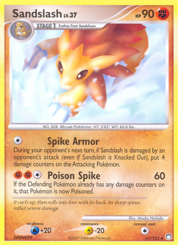 Sandslash (61/123) [Diamond & Pearl: Mysterious Treasures] | Good Games North