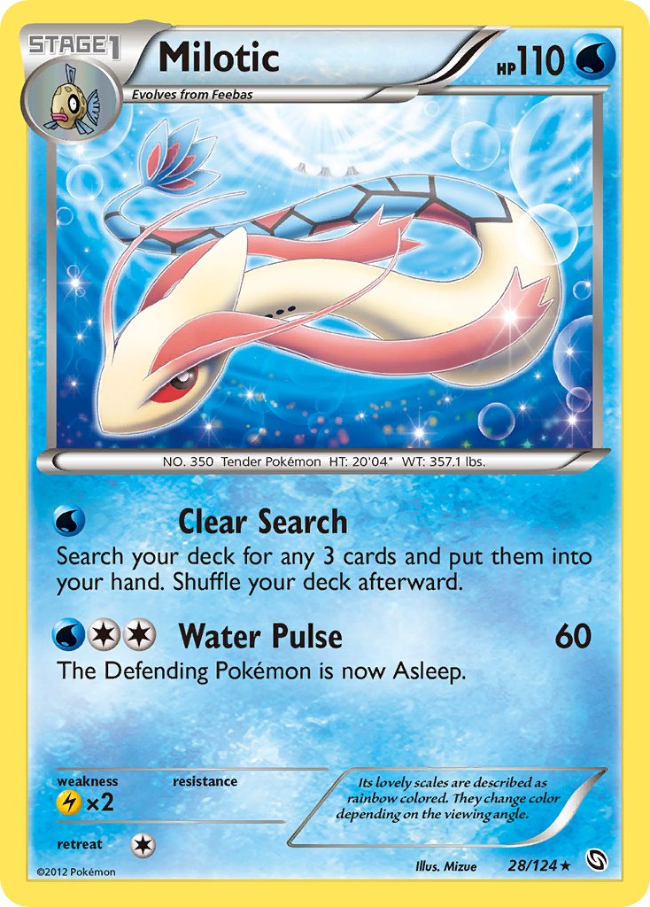 Milotic (28/124) (Theme Deck Exclusive) [Black & White: Dragons Exalted] | Good Games North
