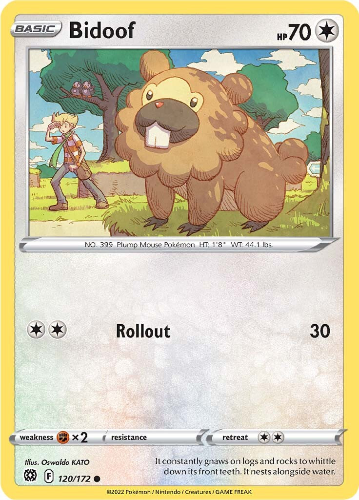 Bidoof (120/172) [Sword & Shield: Brilliant Stars] | Good Games North