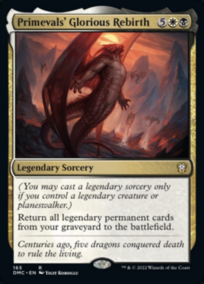 Primevals' Glorious Rebirth [Dominaria United Commander] | Good Games North