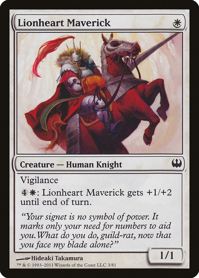 Lionheart Maverick [Duel Decks: Knights vs. Dragons] | Good Games North