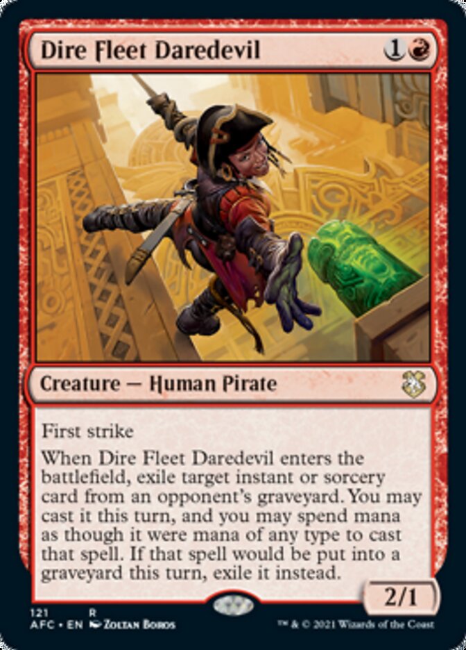 Dire Fleet Daredevil [Dungeons & Dragons: Adventures in the Forgotten Realms Commander] | Good Games North