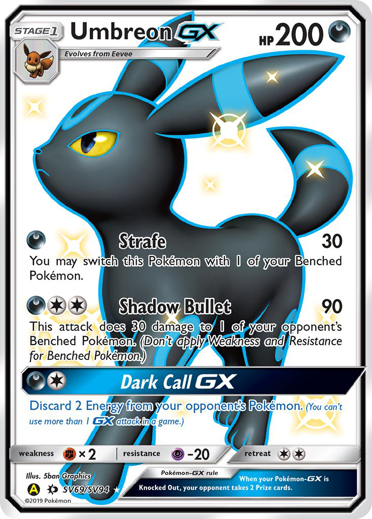 Umbreon GX (SV69/SV94) [Sun & Moon: Hidden Fates - Shiny Vault] | Good Games North